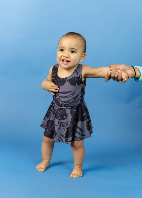 Tropical Night | Baby Skirted One-Piece