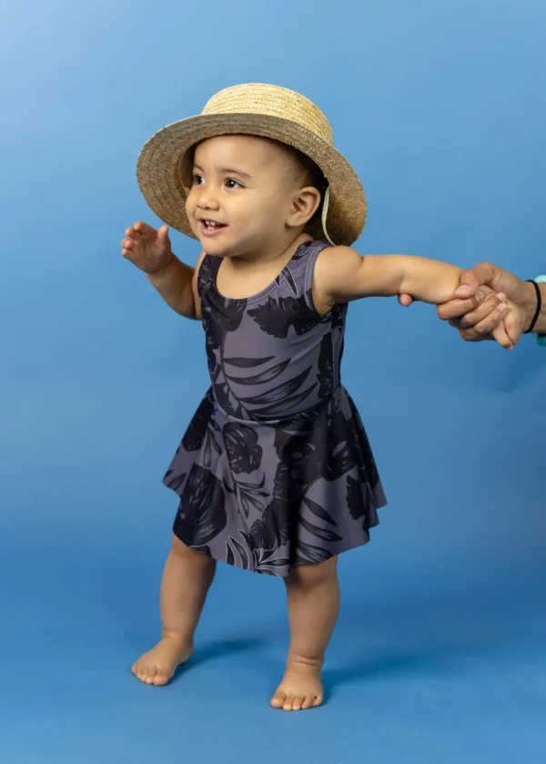 Tropical Night | Baby Skirted One-Piece