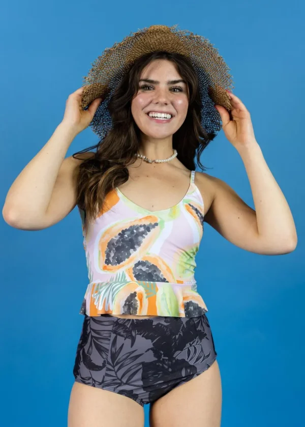 Tropical Night | High-Waisted Bottoms