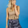 Tropical Night | High-Waisted Skirt