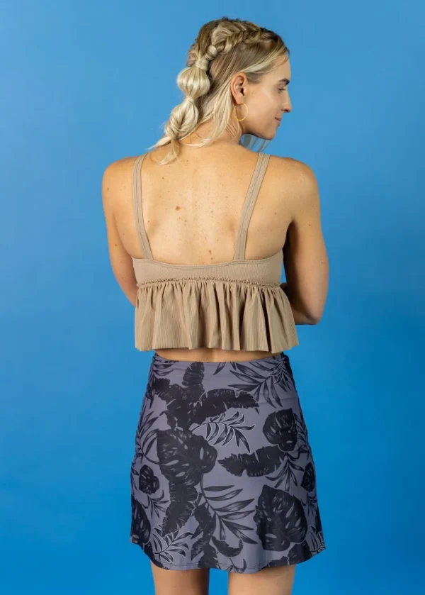 Tropical Night | High-Waisted Skirt
