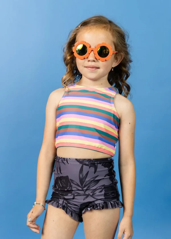 Tropical Night | Mini All Ruffled Up Bottoms