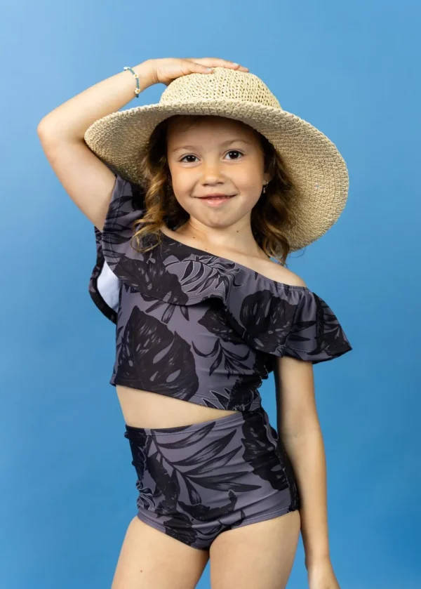 Tropical Night | Mini High-Waisted Bottoms