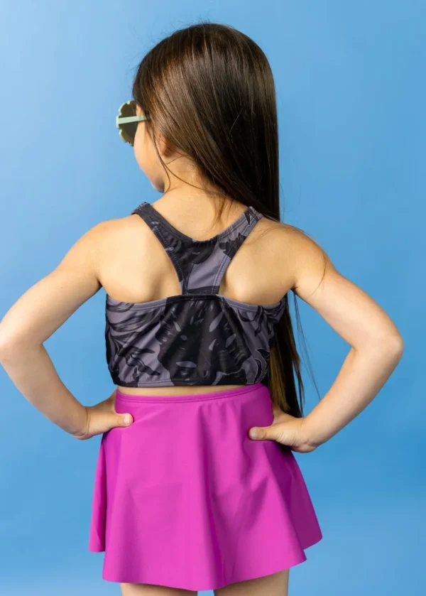 Tropical Night | Mini Racer Back Top