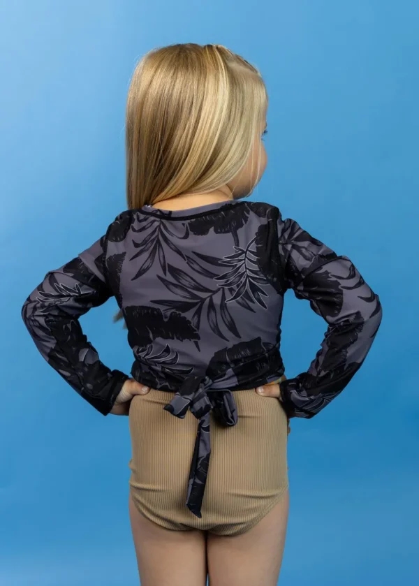 Tropical Night | Mini Wrap Top Rashguard