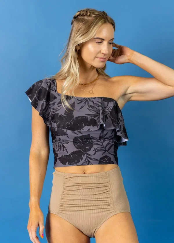 Tropical Night | Ruffled Around Top