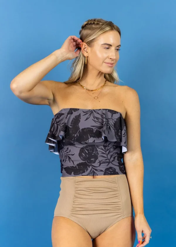 Tropical Night | Ruffled Around Top