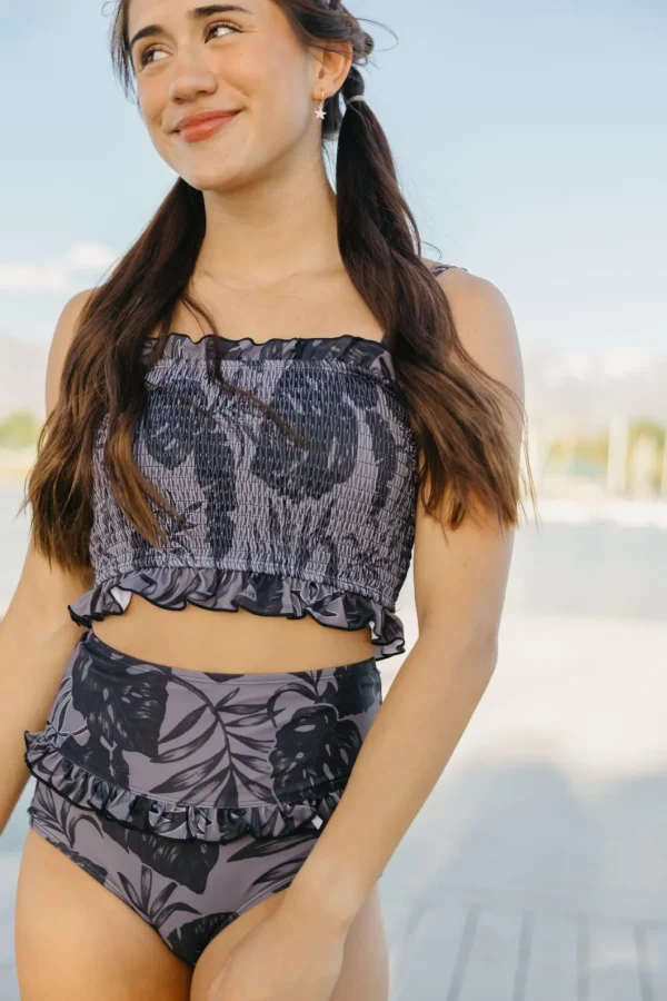 Tropical Night | Youth Bandeau Top