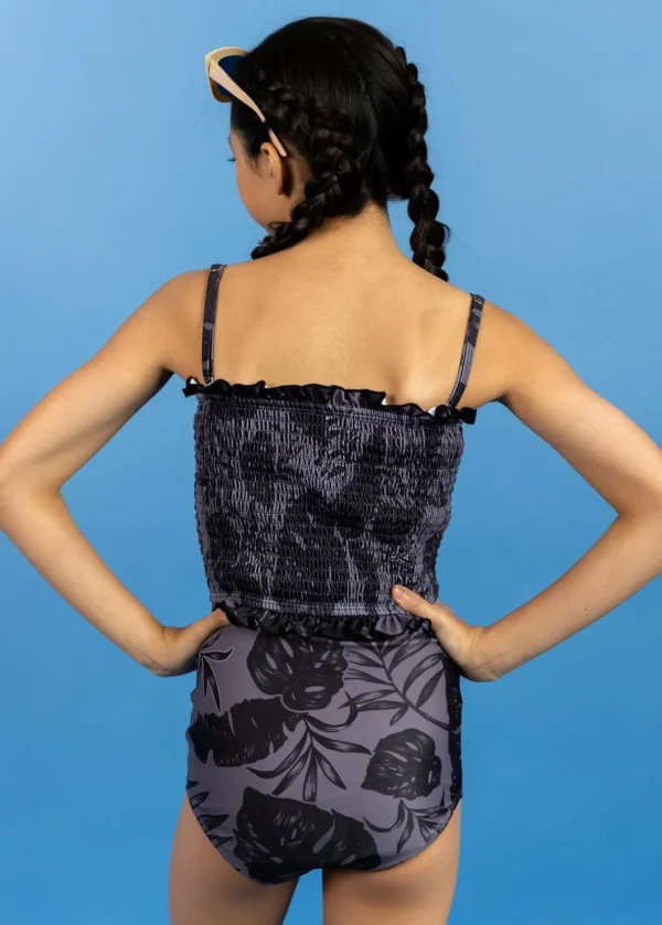 Tropical Night | Youth High-Waisted Bottoms