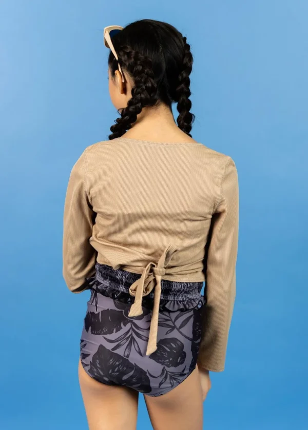 Tropical Night | Youth High-Waisted Bottoms