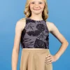 Tropical Night | Youth Racer Back Top