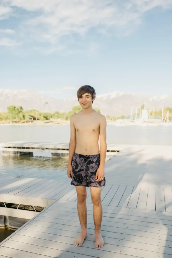 Tropical Night | Youth Retro Shorties