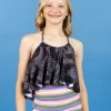 Tropical Night | Youth Swing Top