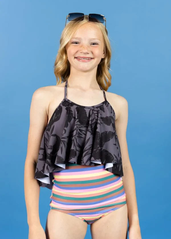 Tropical Night | Youth Swing Top