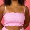 Ultimate Pink | Bandeau Top