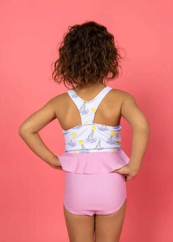 Ultimate Pink | Mini Peplum Bottoms