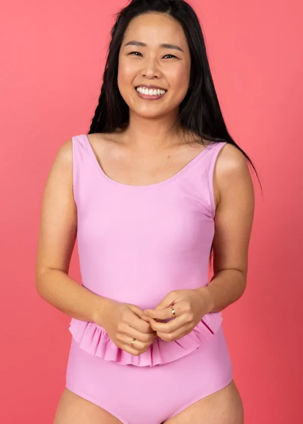 Ultimate Pink | Skirted One-Piece