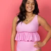 Ultimate Pink | V-Neck Top
