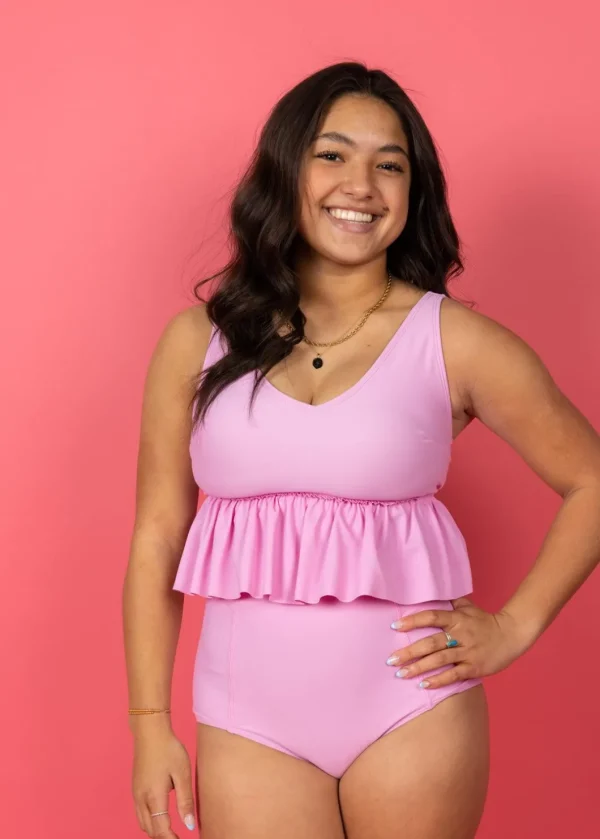 Ultimate Pink | V-Neck Top
