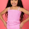 Ultimate Pink | Youth Smocked Bottoms