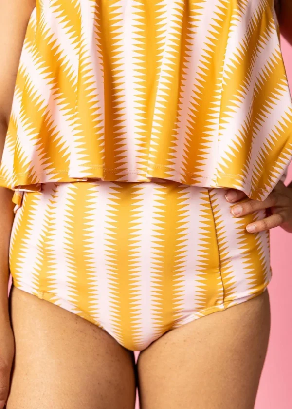 Vintage Triangles | Extended High-Waisted Bottoms