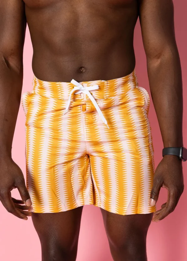 Vintage Triangles | Mens Swim Trunks