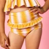 Vintage Triangles | Mini Mid-Ruffle Bottoms