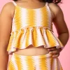 Vintage Triangles | Mini Peplum Top