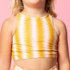 Vintage Triangles | Mini Racer Back Top
