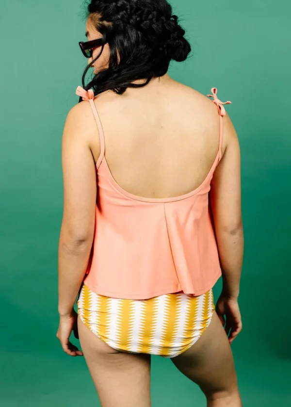 Vintage Triangles | Ruched Bottoms 2.0