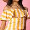 Vintage Triangles | Youth Ruffled Around Top