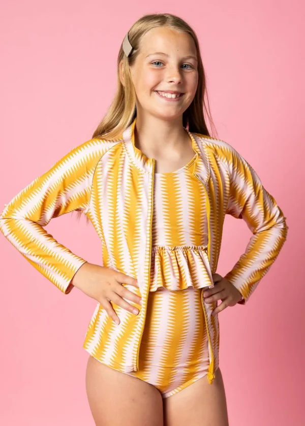 Vintage Triangles | Youth Rashguard Top (Unisex)