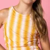 Vintage Triangles | Youth Racer Back Top