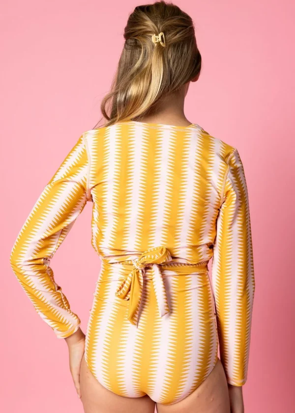 Vintage Triangles | Youth Wrap Top Rashguard
