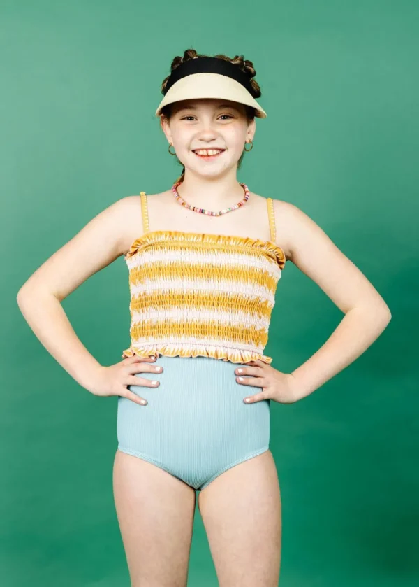 Vintage Triangles | Youth Bandeau Top
