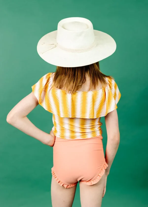 Vintage Triangles | Youth Ruffled Around Top