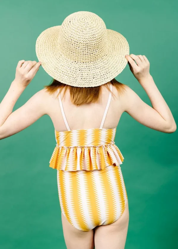 Vintage Triangles | Youth Down in Front Ruffle Bottoms