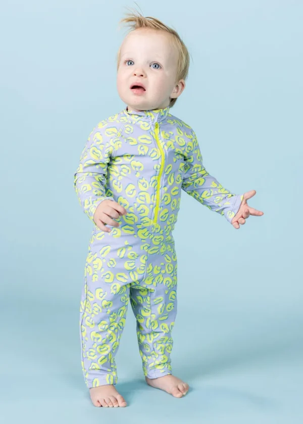 Vivid Cheetah | Baby Rashguard One-Piece (Unisex)