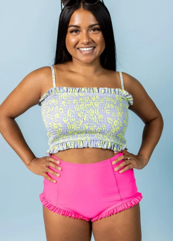 Vivid Cheetah | Bandeau Top