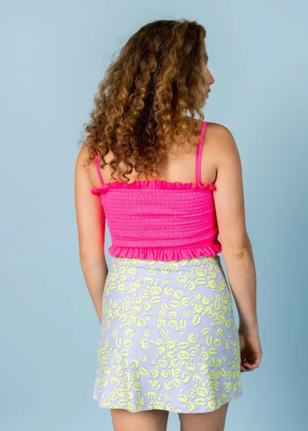 Vivid Cheetah | High-Waisted Skirt