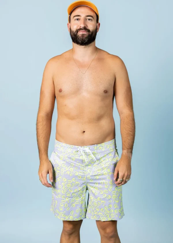 Vivid Cheetah | Mens Swim Trunks