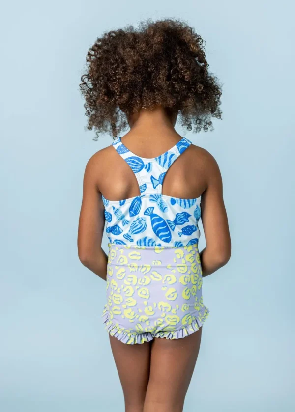 Vivid Cheetah | Mini All Ruffled Up Bottoms