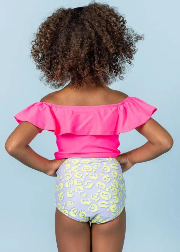 Vivid Cheetah | Mini High-Waisted Bottoms