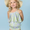 Vivid Cheetah | Mini Mid-Ruffle Bottoms