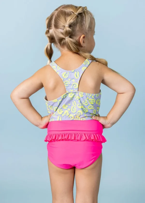 Vivid Cheetah | Mini Racer Back Top