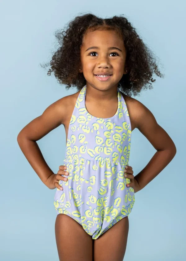 Vivid Cheetah | Mini Romper One-Piece