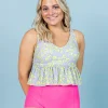 Vivid Cheetah | V-Neck Top