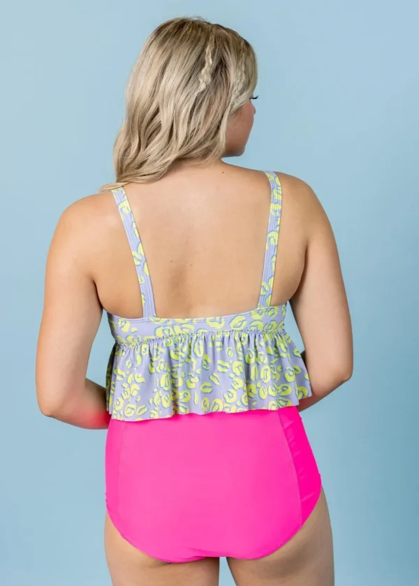 Vivid Cheetah | V-Neck Top