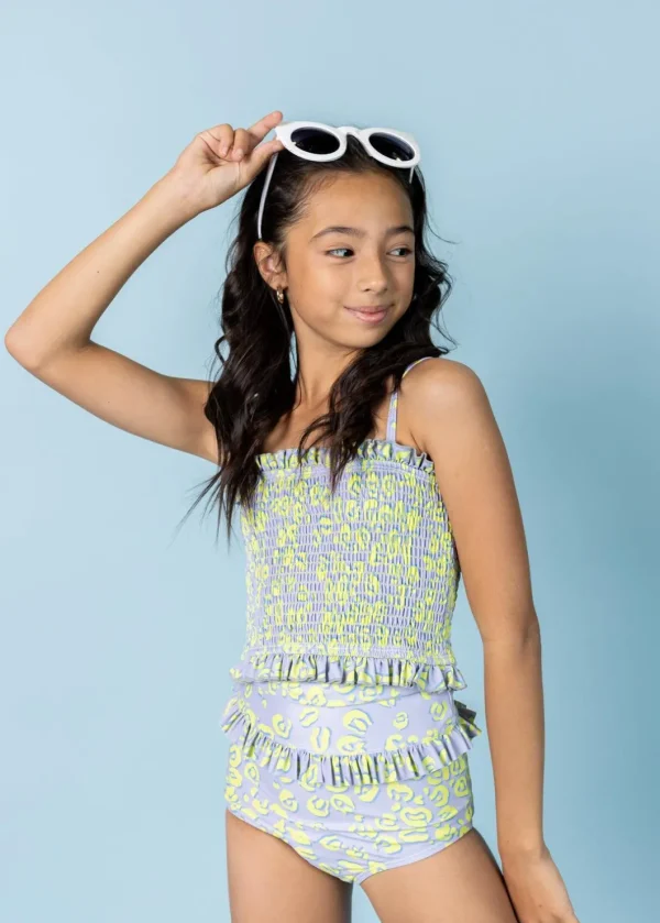 Vivid Cheetah | Youth Bandeau Top