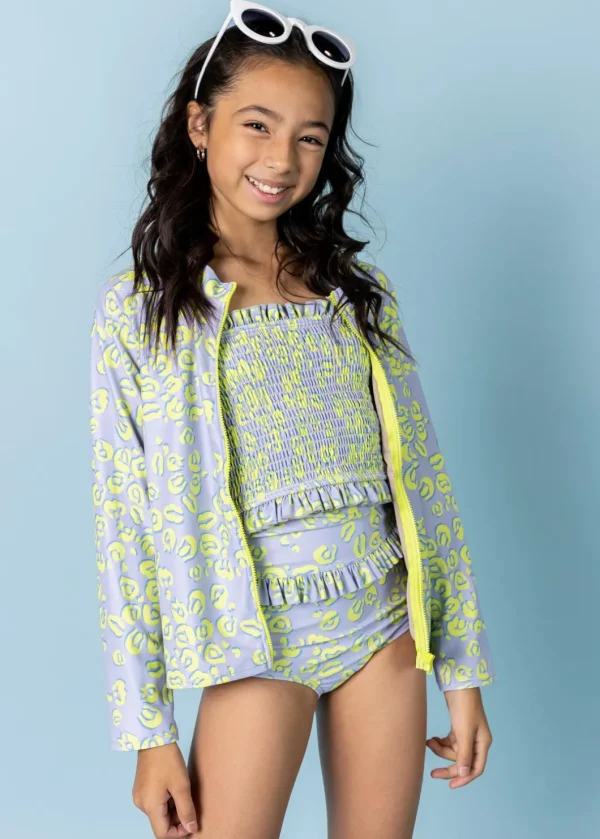 Vivid Cheetah | Youth Rashguard Top (Unisex)